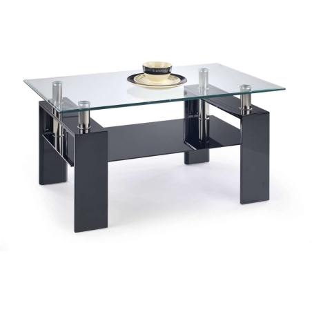 Diana H bench black lacquered Halmar
