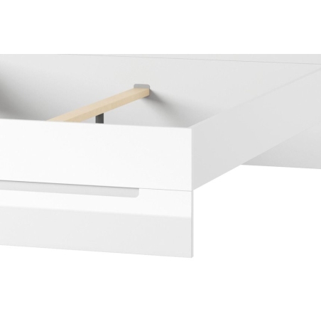 Bed 160 cm Selene white gloss Type 33 Szynaka Meble