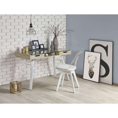 B-33 desk oak sonoma-white Halmar