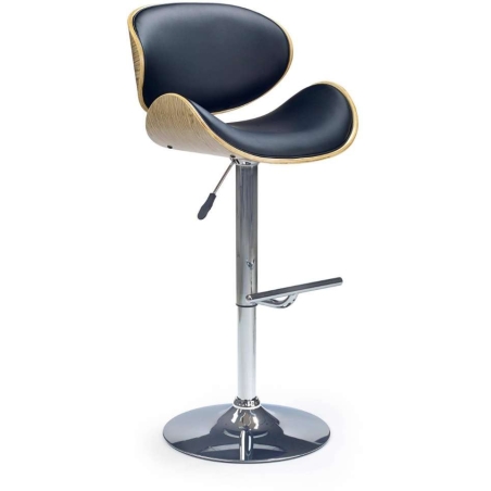 H44 hocker black light oak Halmar