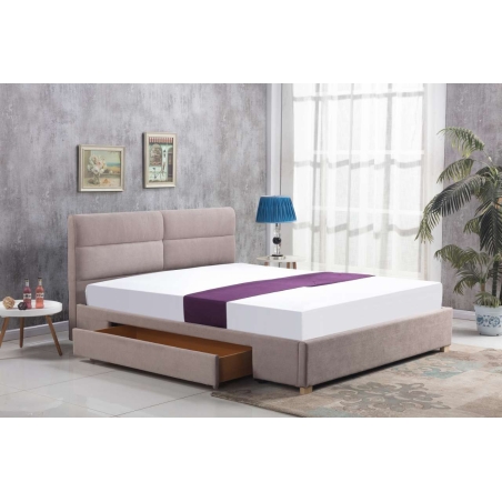 Merida 160 beige bed Halmar
