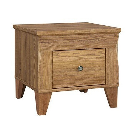Bedside table Bergen KOM1S Black Red White