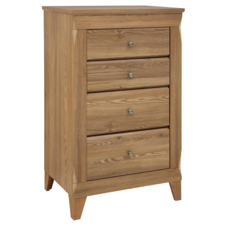 Bergen chest of drawers KOM4S Black Red White
