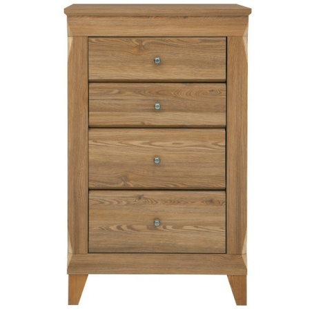 Bergen chest of drawers KOM4S Black Red White