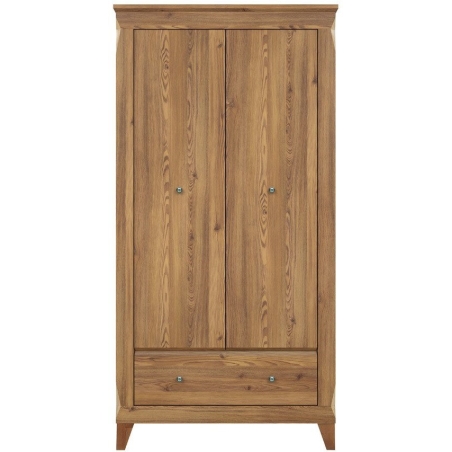 Wardrobe Bergen SZF2D1S Black Red White