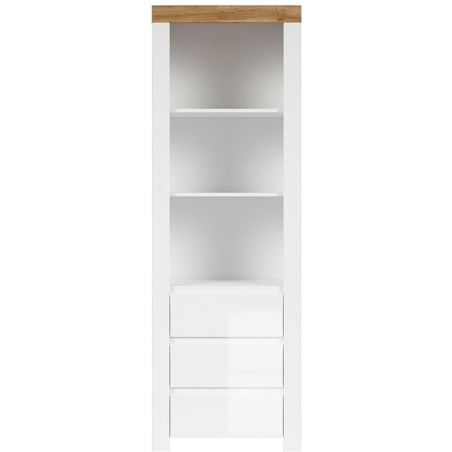 Holten REG3S bookcase Black Red White