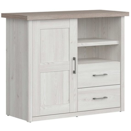Luca Baby chest of drawers KOM1D2S Black Red White