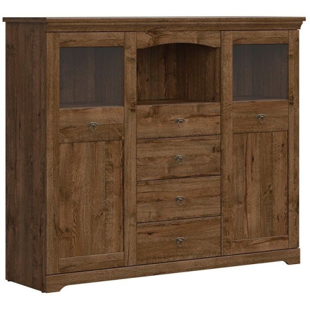 Patras KOM2W4S Black Red White cabinet