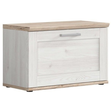 Shoe cabinet Romance SFK1D Black Red White