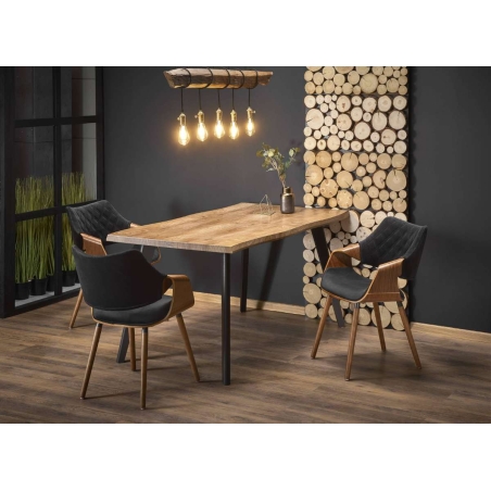 Dickson folding table 150-210 natural oak Halmar