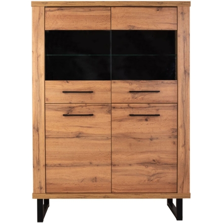 Chest of drawers 2D2W Loft oak wotan_outlet Kielecka Fabryka Mebli