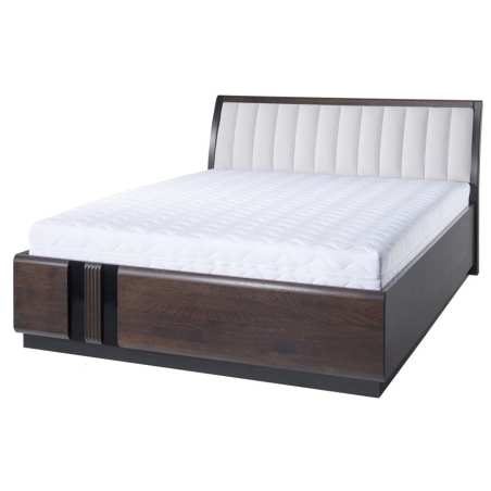 Bed 160 cm Porti Type 76 Chocolate Oak Szynaka Meble