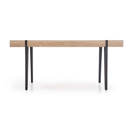 Yohann table san remo oak / black Halmar