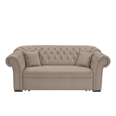 Sofa 2FBK Cupido Black Red White (upholstered furniture)