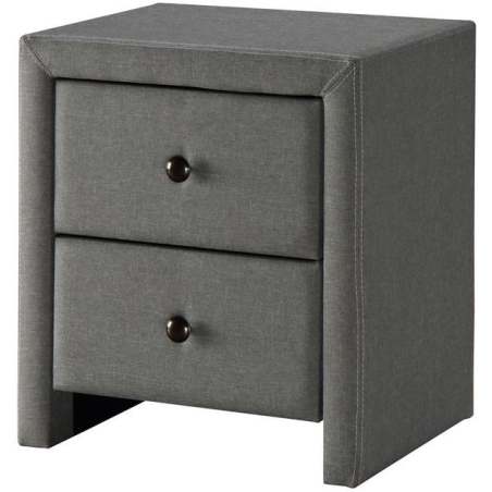 Prima 2 bedside cabinet ash fabric Halmar