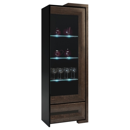 Corino Glass Cabinet 1DS1SZ Left/Right Mebin