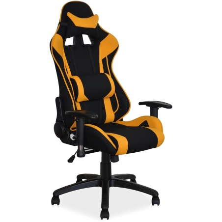 Swivel armchair viper black yellow Signal