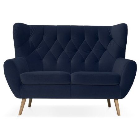 Sofa 2 Voss Gala Collezione granatowa