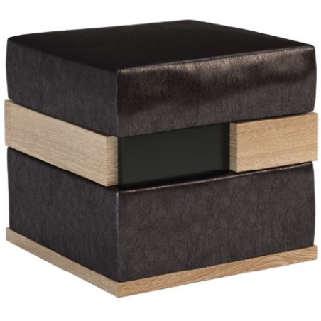 Corino Mebin pouffe with container, dedicated fabric no. 39