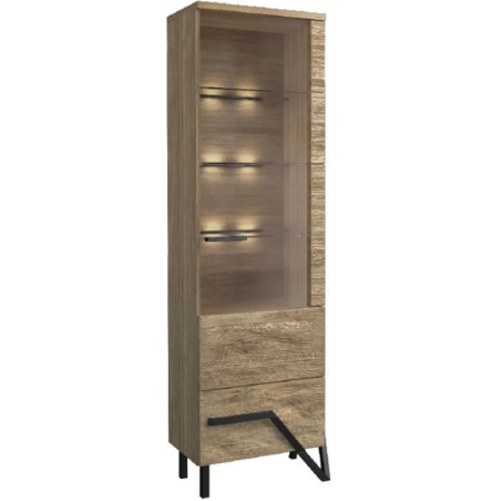 Pik single cabinet with lighting II right Mebin