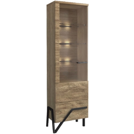 Pik single cabinet with lighting II left Mebin