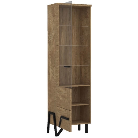 Pik single cabinet with lighting II left Mebin