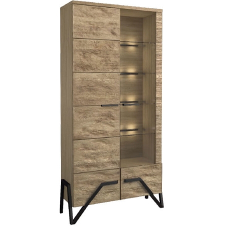 Pik double cabinet with lighting III right Mebin