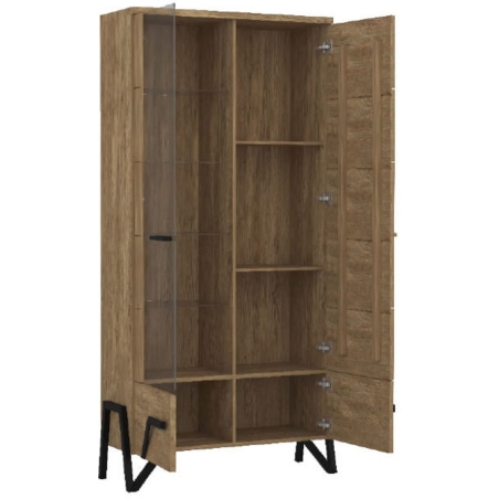 Pik double cabinet with lighting III left Mebin