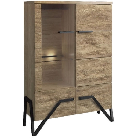 Pik cabinet with bar with lighting left Mebin