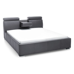 Please choose your colour scheme:: Naturelle leather B-02 Wooden legs: Black Kolor tapicerki: shades of grey 