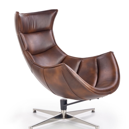 Luxor dark brown armchair Halmar