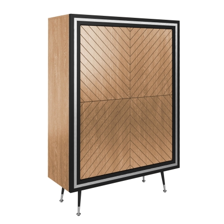 Lissy Elegance Drewno - D-00 Dąb Naturalny, Lissy Elegance Ramka - Srebrna Ramka