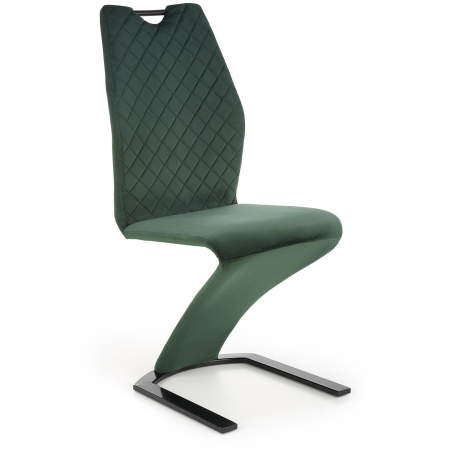 K442 chair dark green Halmar