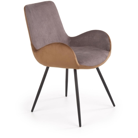 K392 chair ash / brown Halmar