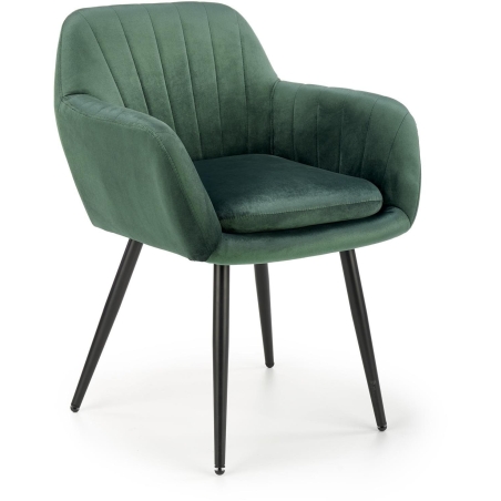 K429 chair dark green Halmar