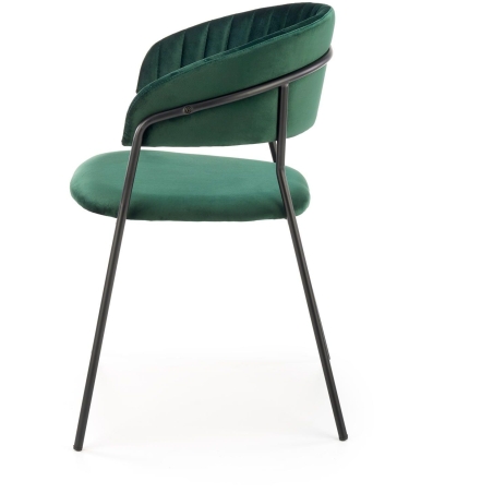 K426 chair dark green Halmar