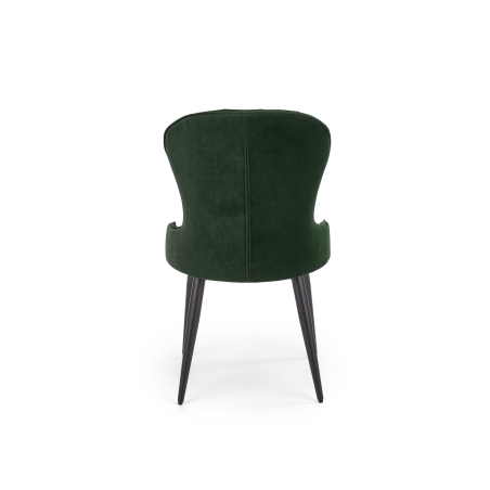 K366 chair dark green Halmar