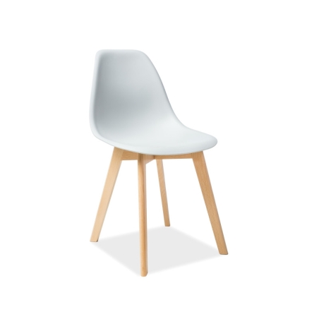 Moris beech white Signal chair