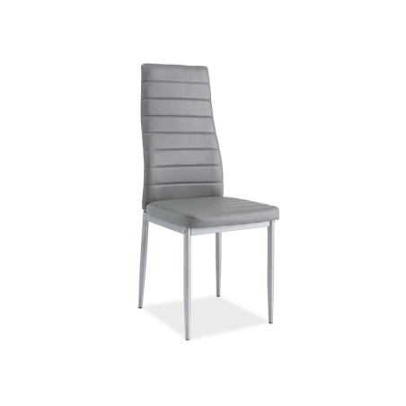 H261 Bis chair Aluminium grey eco leather Signal