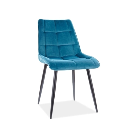 Chic Velvet turquoise Bluvel 85 Signal chair