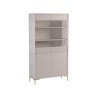 Two-door display cabinets