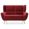 Double sofas red