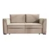Beige two-seater sofas
