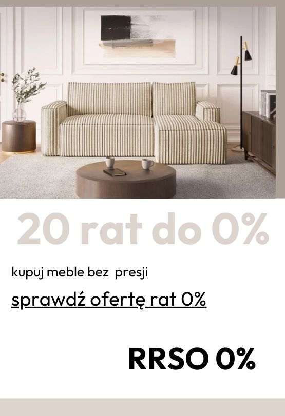 Raty 20 x 0 %